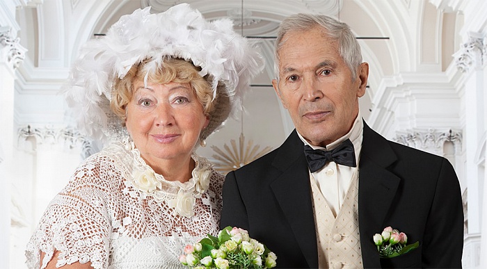 Уникальная свадьба в день 50-летия